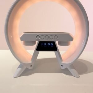 DESPERTADOR CON LUZ DE MESA Y CARGADOR INALÁMBRICO